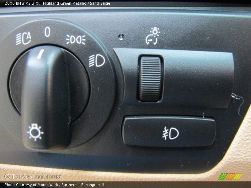 Highland Green Metallic / Sand Beige 2006 BMW X3 3.0i