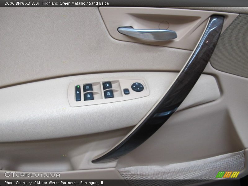 Highland Green Metallic / Sand Beige 2006 BMW X3 3.0i