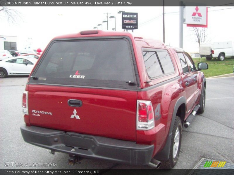Lava Red / Slate Gray 2006 Mitsubishi Raider DuroCross Double Cab 4x4