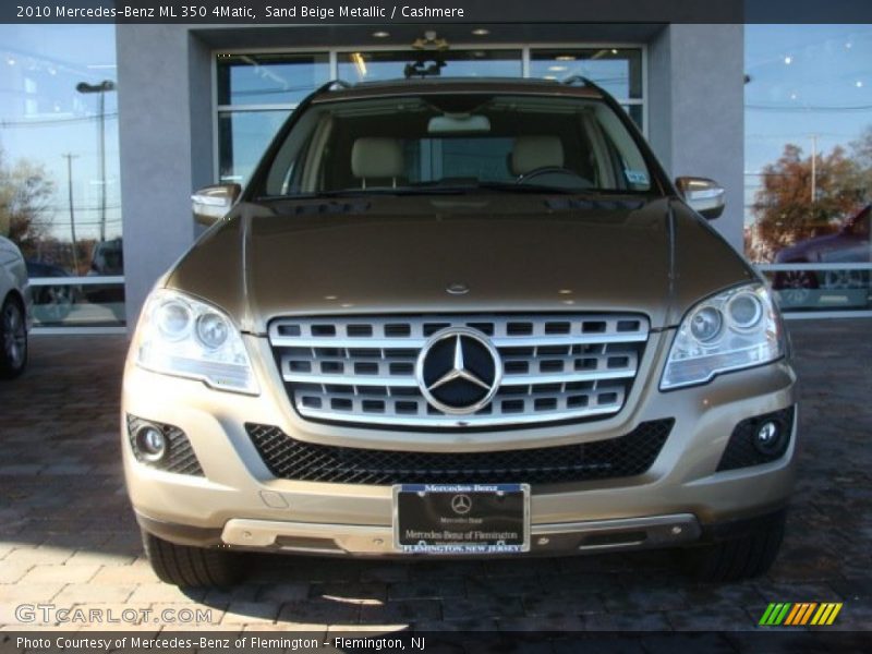 Sand Beige Metallic / Cashmere 2010 Mercedes-Benz ML 350 4Matic