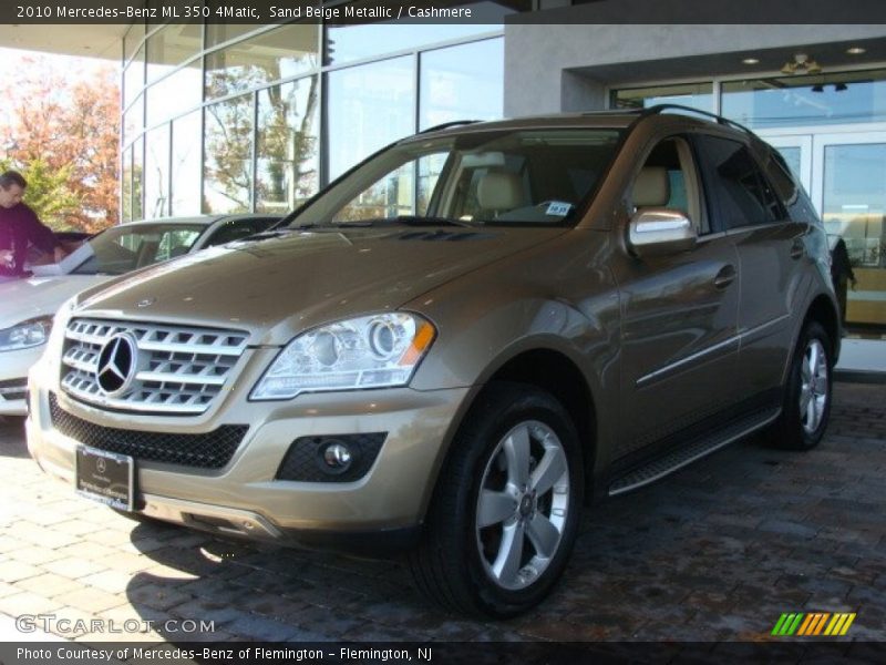 Sand Beige Metallic / Cashmere 2010 Mercedes-Benz ML 350 4Matic