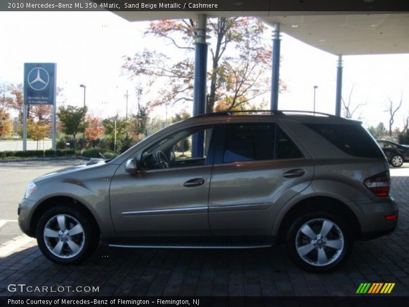 Sand Beige Metallic / Cashmere 2010 Mercedes-Benz ML 350 4Matic