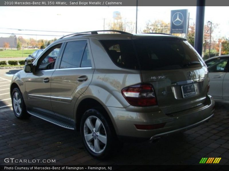 Sand Beige Metallic / Cashmere 2010 Mercedes-Benz ML 350 4Matic