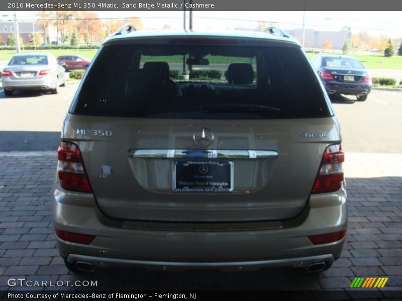 Sand Beige Metallic / Cashmere 2010 Mercedes-Benz ML 350 4Matic