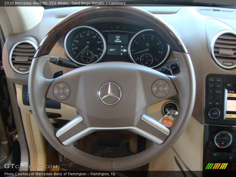 Sand Beige Metallic / Cashmere 2010 Mercedes-Benz ML 350 4Matic