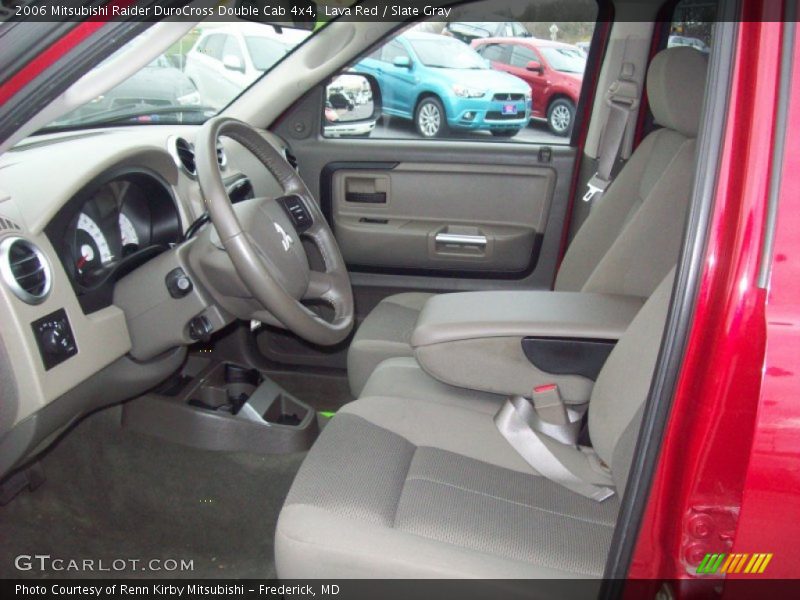 Lava Red / Slate Gray 2006 Mitsubishi Raider DuroCross Double Cab 4x4