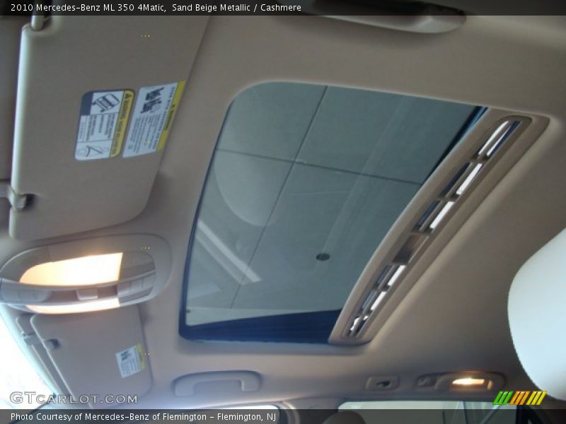 Sand Beige Metallic / Cashmere 2010 Mercedes-Benz ML 350 4Matic
