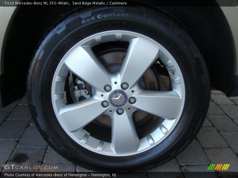 Sand Beige Metallic / Cashmere 2010 Mercedes-Benz ML 350 4Matic