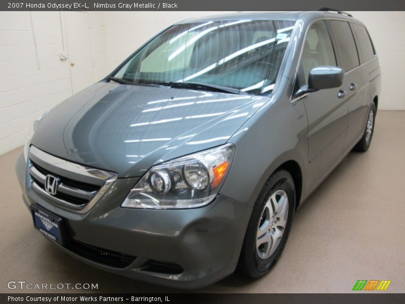 Nimbus Gray Metallic / Black 2007 Honda Odyssey EX-L