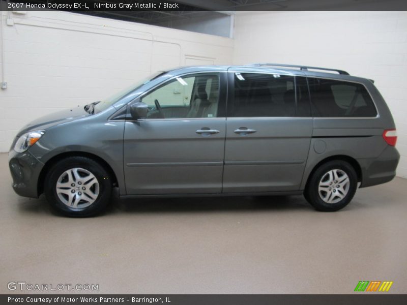 Nimbus Gray Metallic / Black 2007 Honda Odyssey EX-L