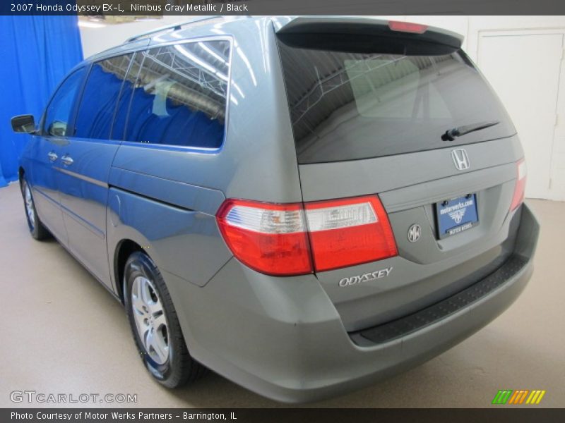 Nimbus Gray Metallic / Black 2007 Honda Odyssey EX-L