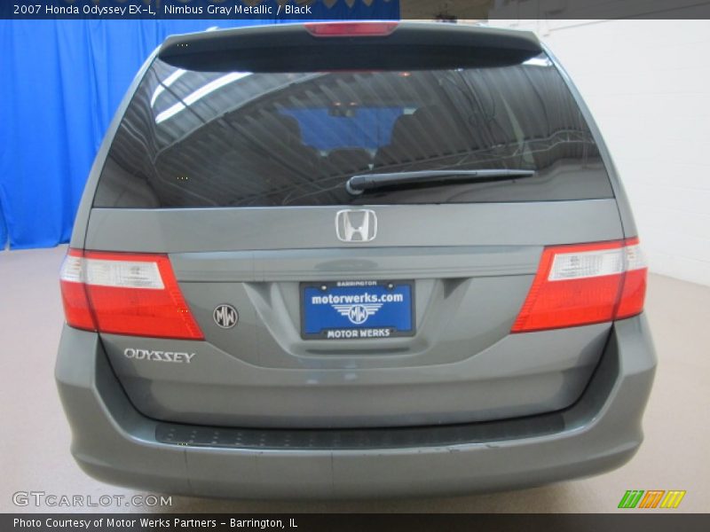 Nimbus Gray Metallic / Black 2007 Honda Odyssey EX-L