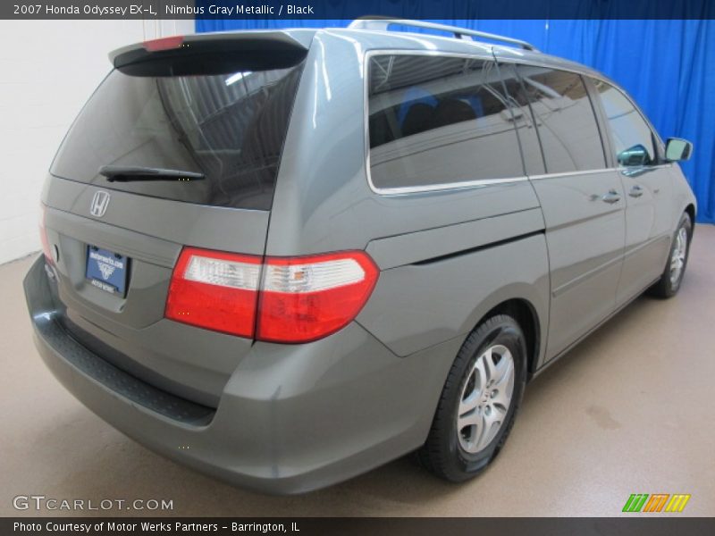 Nimbus Gray Metallic / Black 2007 Honda Odyssey EX-L