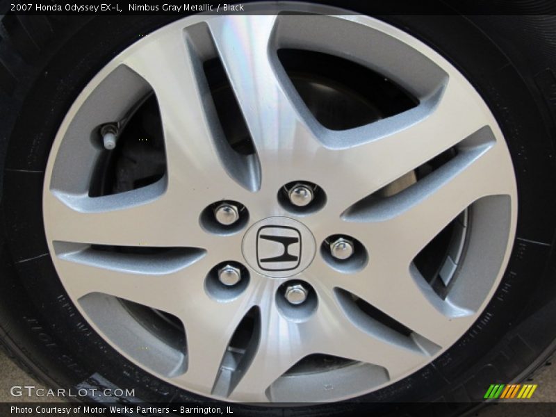 Nimbus Gray Metallic / Black 2007 Honda Odyssey EX-L