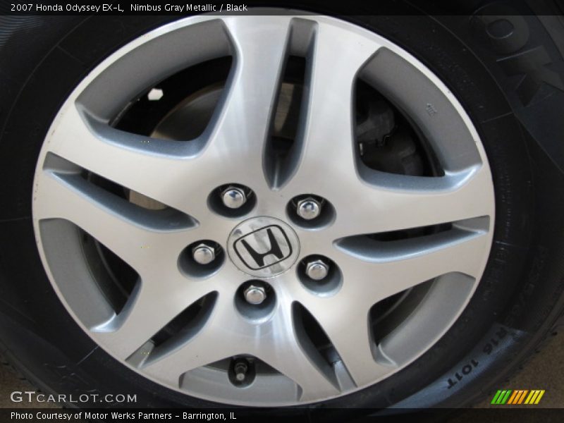 Nimbus Gray Metallic / Black 2007 Honda Odyssey EX-L