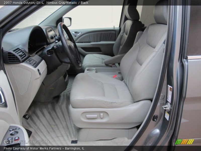 Nimbus Gray Metallic / Black 2007 Honda Odyssey EX-L