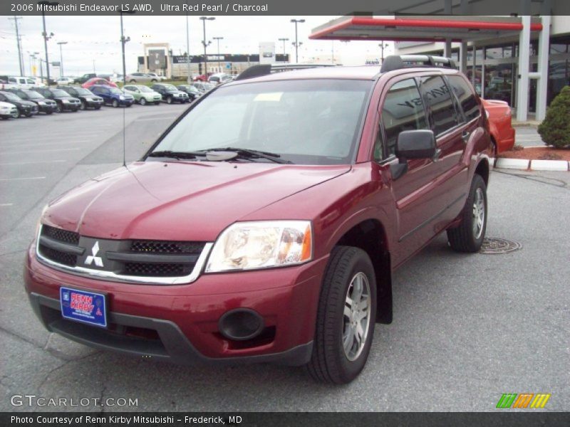 Ultra Red Pearl / Charcoal 2006 Mitsubishi Endeavor LS AWD