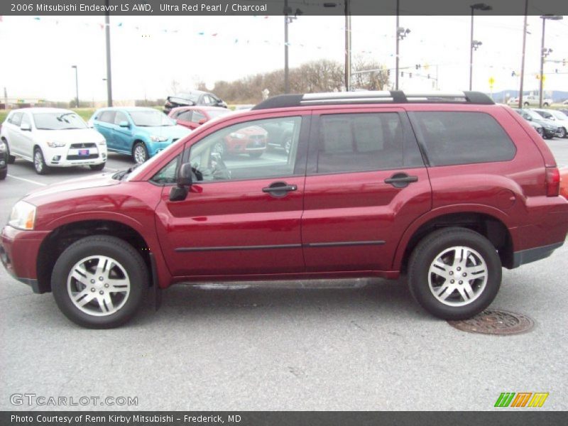 Ultra Red Pearl / Charcoal 2006 Mitsubishi Endeavor LS AWD