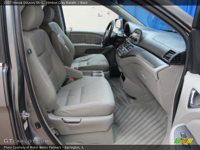 Nimbus Gray Metallic / Black 2007 Honda Odyssey EX-L