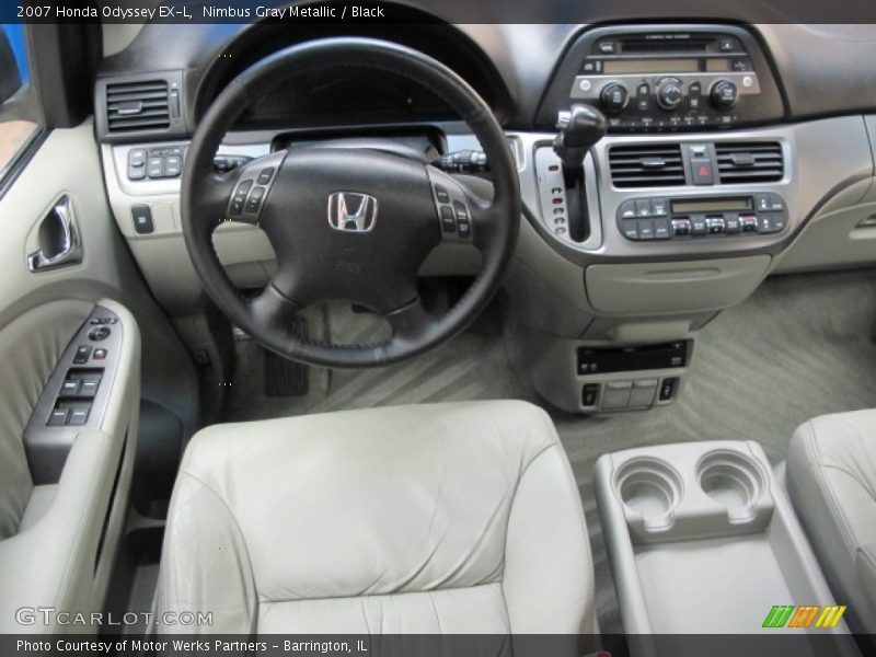 Nimbus Gray Metallic / Black 2007 Honda Odyssey EX-L