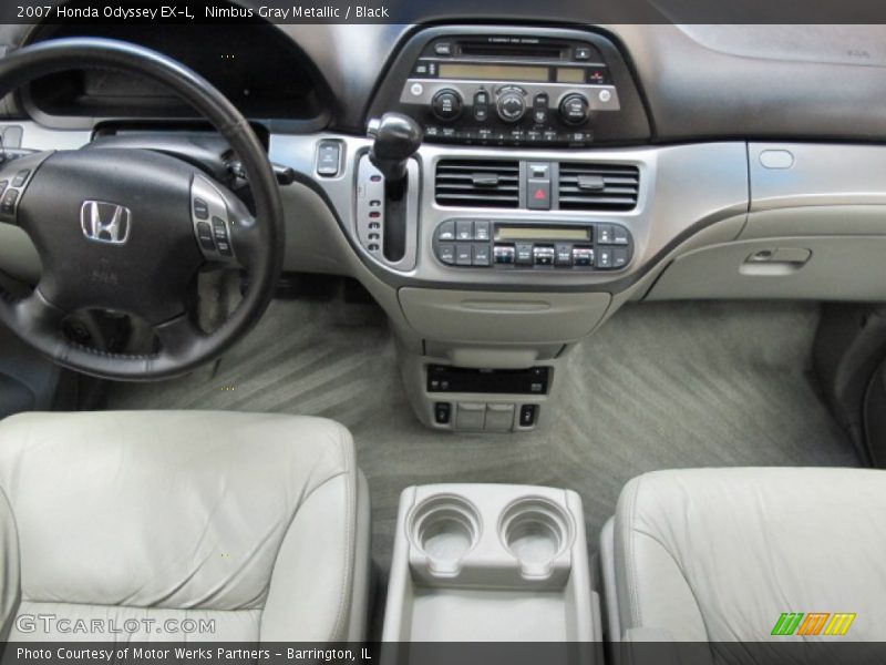 Nimbus Gray Metallic / Black 2007 Honda Odyssey EX-L