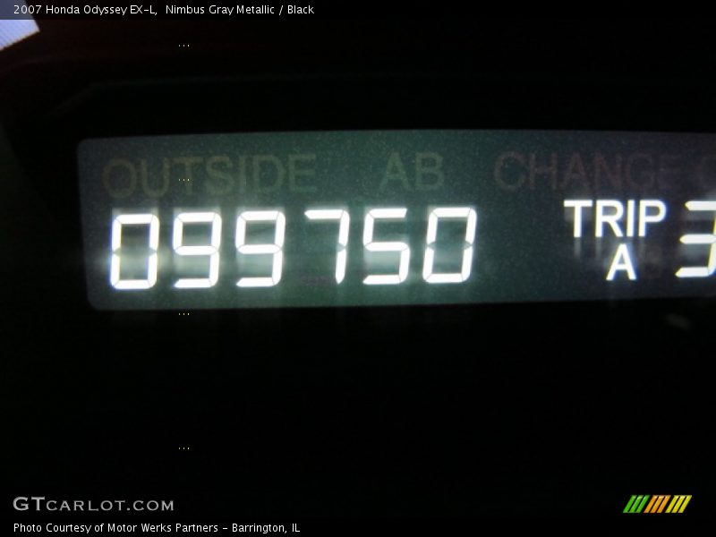 Nimbus Gray Metallic / Black 2007 Honda Odyssey EX-L
