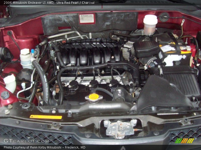 Ultra Red Pearl / Charcoal 2006 Mitsubishi Endeavor LS AWD