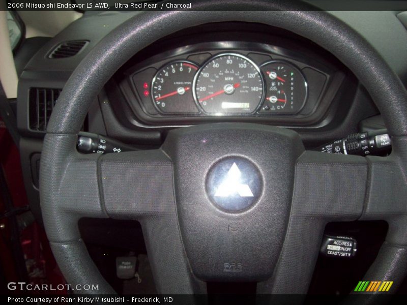 Ultra Red Pearl / Charcoal 2006 Mitsubishi Endeavor LS AWD
