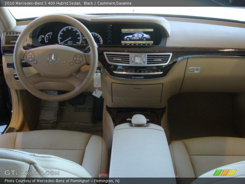 Black / Cashmere/Savanna 2010 Mercedes-Benz S 400 Hybrid Sedan