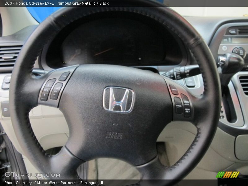 Nimbus Gray Metallic / Black 2007 Honda Odyssey EX-L