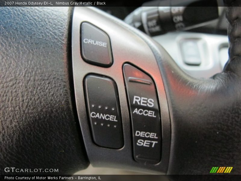 Nimbus Gray Metallic / Black 2007 Honda Odyssey EX-L