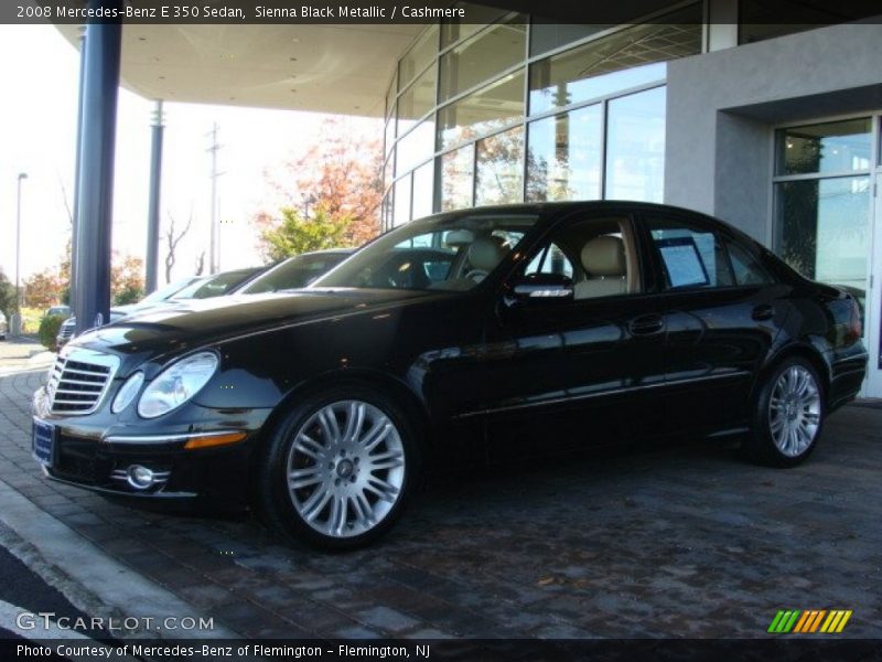 Sienna Black Metallic / Cashmere 2008 Mercedes-Benz E 350 Sedan