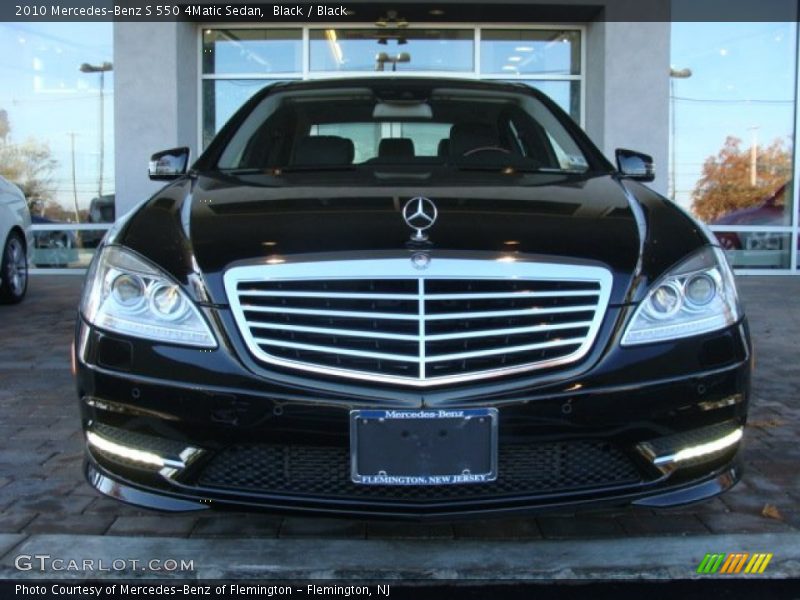 Black / Black 2010 Mercedes-Benz S 550 4Matic Sedan