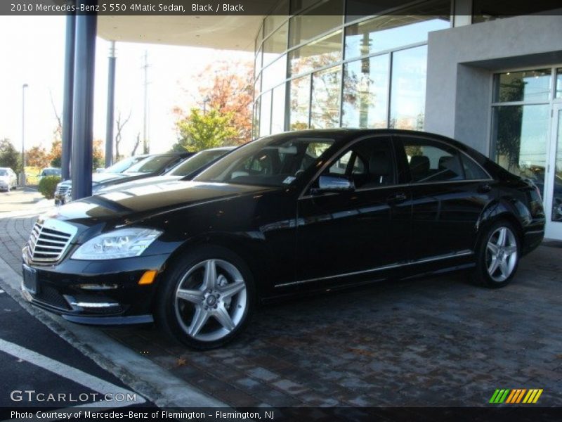 Black / Black 2010 Mercedes-Benz S 550 4Matic Sedan