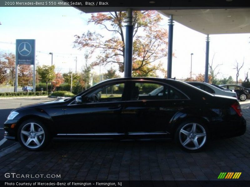 Black / Black 2010 Mercedes-Benz S 550 4Matic Sedan