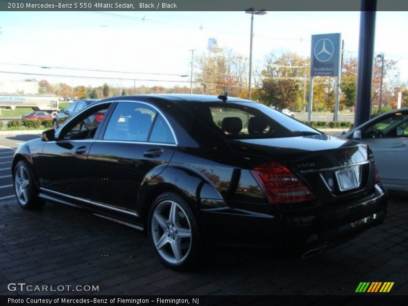 Black / Black 2010 Mercedes-Benz S 550 4Matic Sedan