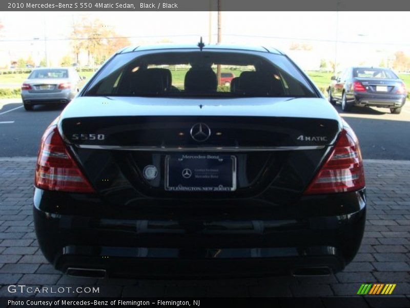 Black / Black 2010 Mercedes-Benz S 550 4Matic Sedan