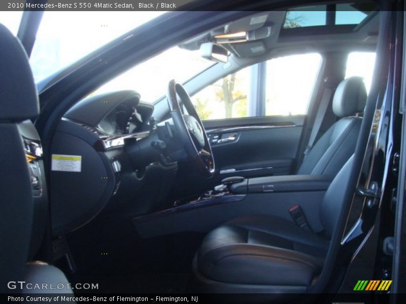Black / Black 2010 Mercedes-Benz S 550 4Matic Sedan