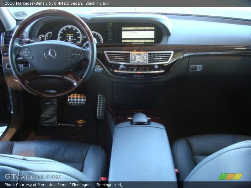 Black / Black 2010 Mercedes-Benz S 550 4Matic Sedan
