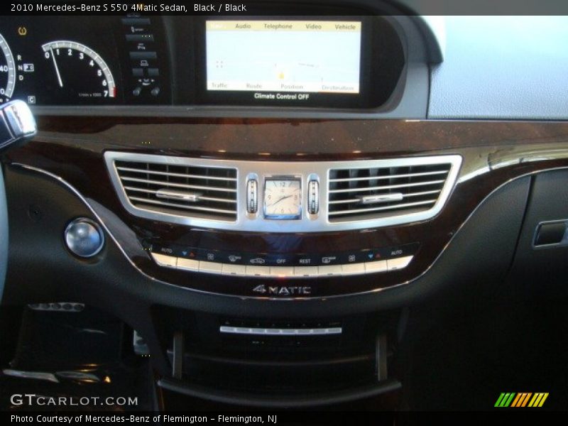 Black / Black 2010 Mercedes-Benz S 550 4Matic Sedan