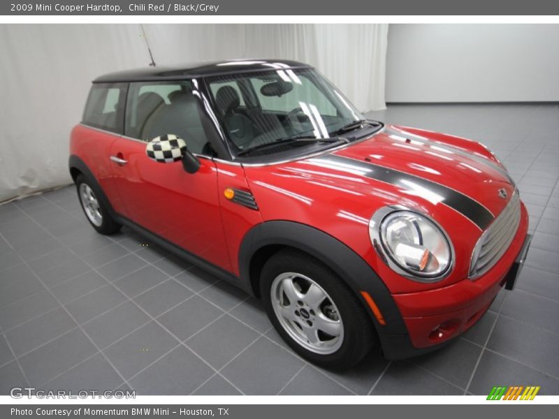 Chili Red / Black/Grey 2009 Mini Cooper Hardtop