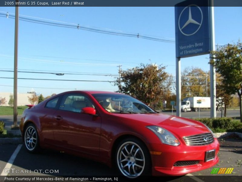 Laser Red / Wheat 2005 Infiniti G 35 Coupe