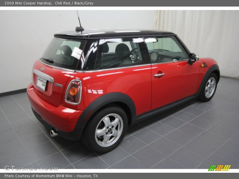 Chili Red / Black/Grey 2009 Mini Cooper Hardtop