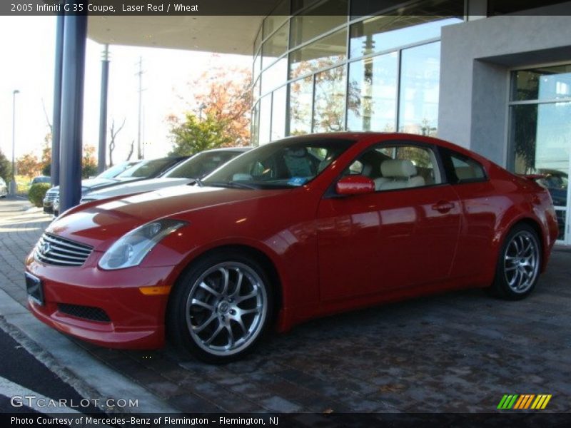 Laser Red / Wheat 2005 Infiniti G 35 Coupe
