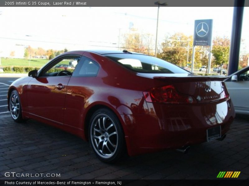 Laser Red / Wheat 2005 Infiniti G 35 Coupe
