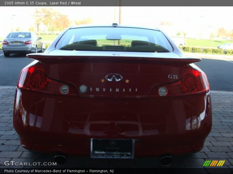 Laser Red / Wheat 2005 Infiniti G 35 Coupe