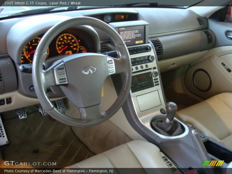 Laser Red / Wheat 2005 Infiniti G 35 Coupe