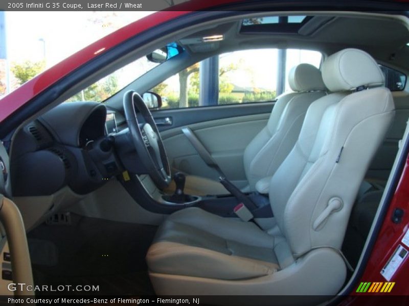 Laser Red / Wheat 2005 Infiniti G 35 Coupe