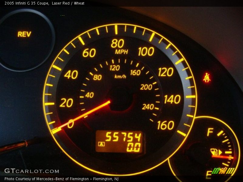 Laser Red / Wheat 2005 Infiniti G 35 Coupe