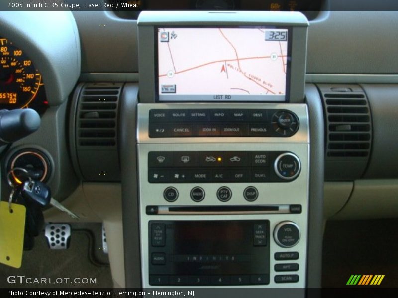 Laser Red / Wheat 2005 Infiniti G 35 Coupe